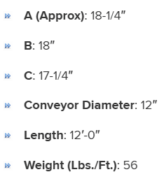 COV1214UFLSS specifications