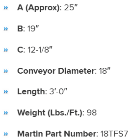 COV18316USH specifications