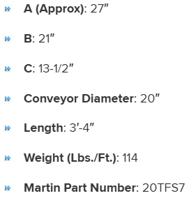 COV20316USH specifications