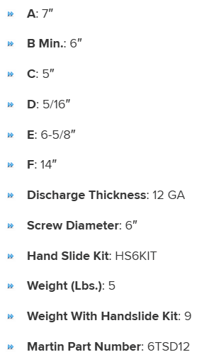 DSP612 specifications