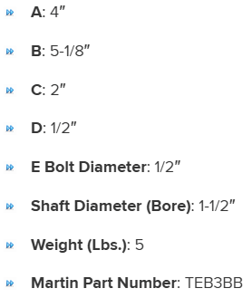EBF112BB specifications