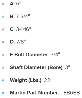 EBF3BB specifications