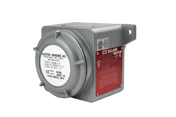 DR1000 Speed Switch is Mounted in NEMA 4X Enclosure with Adjustable Set Points