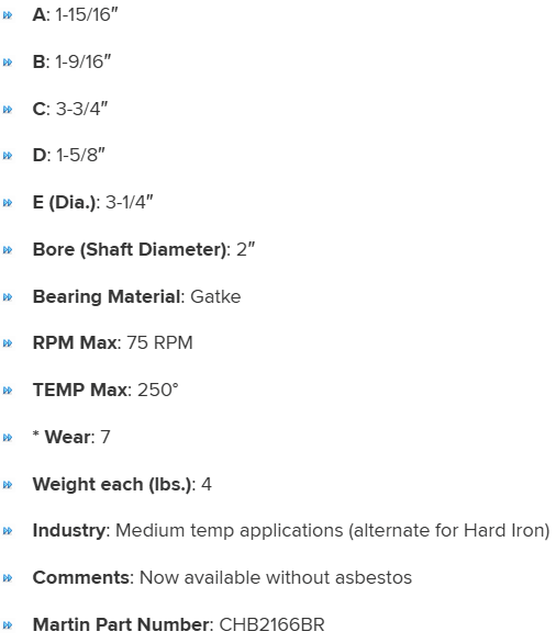 HGB2162G specifications
