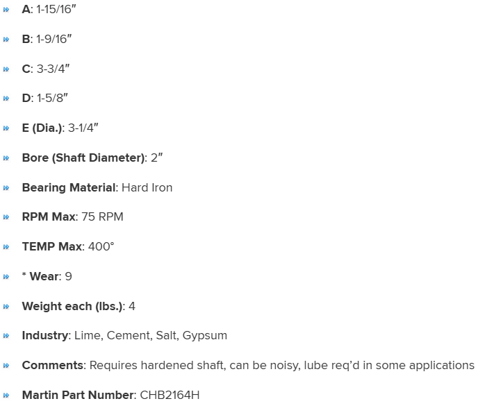 HGB2162H specifications