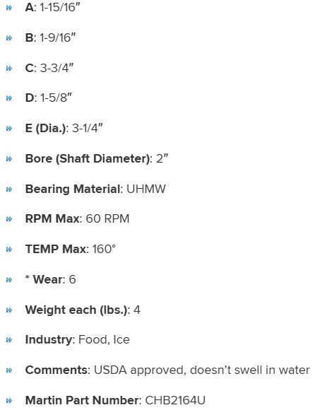 HGB2162UHMW specifications