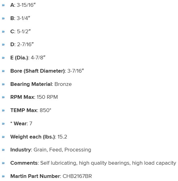 HGB2163716BR specifications