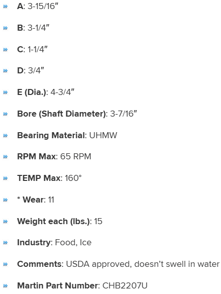 HGB2263716UHMW specifications