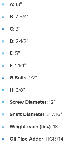 HGR122162716 specifications