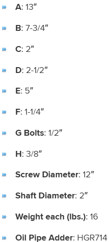 HGR122262GP specifications