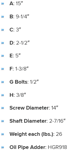 HGR142262716GP specifications