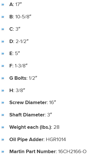 HGR162163GP specifications