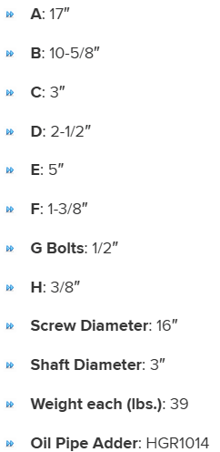 HGR162263GP specifications