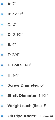 HGR6216112 specifications