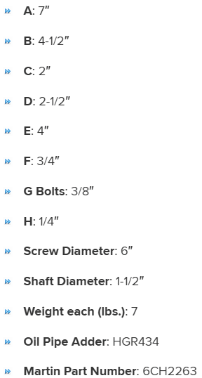 HGR6226112 specifications