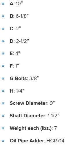 HGR9216112 specifications
