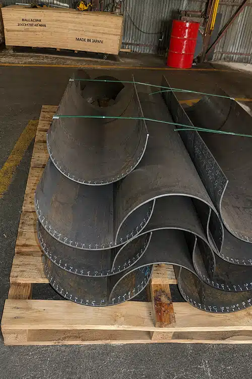 Eleven AR235 Abrasion Resistant Trough Liners Delivered to Site