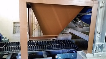Flex-Wall Belt Conveyor to Transport Dewatered Biosolids  at Conaway WWTP in Big Rock, VA