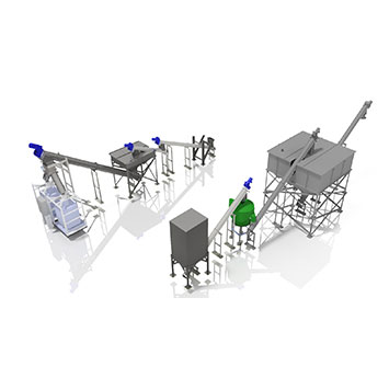 Complete Storage and Conveying System for Spent Catalyst
