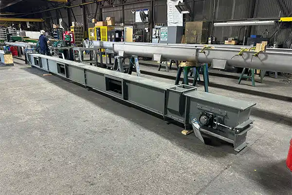 Drag Conveyors were Completely Assembled and Teste at KWS Before Shipment