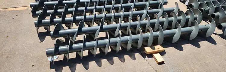 Both Left-Hand and Right-Hand Screws with Abrasion-Resistant Flights were Required