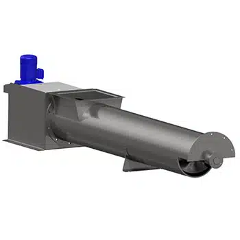 Screw Feeder for Metering Wood Chips into Furnace to Produce Activated Carbon
