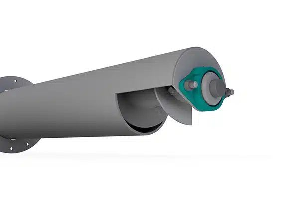 High Temperature Sleeve Bearing Operates Continuously in Breech of Calciner