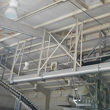 Biosolids Loadout Screw Conveyor for Jessamine Creek WWTP, Nicholasville, KY - KWS Manufacturing