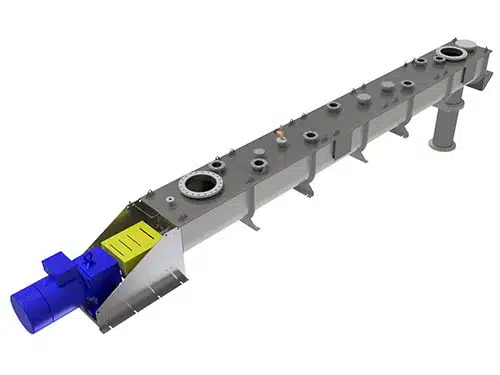 Mixing Screw Conveyor for Polyethylene Powder & Additives at LyondellBassell in LaPorte, TX - KWS Manufacturing