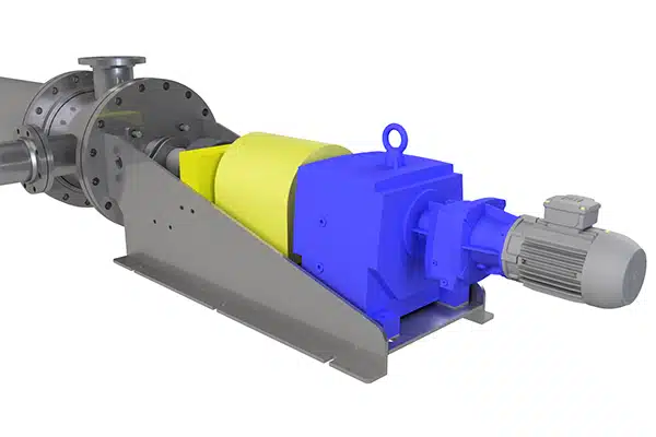 Special Pedestal Trough End Shields Gear Reducer and Motor from Extreme Heat and Thermal Stress