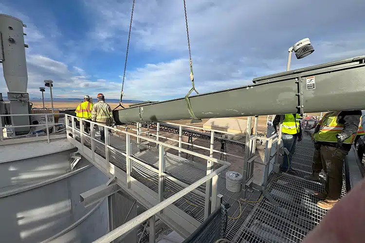 KWS Supplied Heavy-Duty Screw Conveyors for Conveying Quicklime