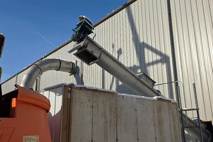 Each Screw Conveyor was Part of a Complete Bulk Material Handling System