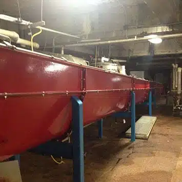 Screw Conveyor for Conveying Pork By-Products at John Morrell & Company in Sioux Falls, SD