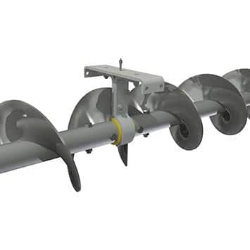 Screw Conveyor for Conveying Wet Sugarbeet Pulp at Amalgamated Sugar in Paul, ID - KWS Manufacturing