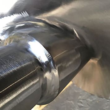 Food Grade Screw Conveyor for Beef Processing Plant in Central Michigan - KWS Manufacturing