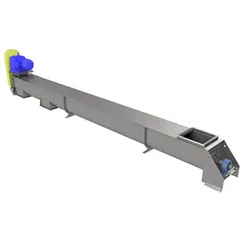 Inclined High Temperature Screw Conveyor for Flyash