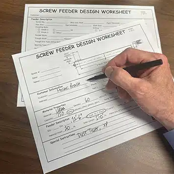 Screw Feeder Design Worksheet Simplifies Quoting