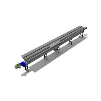 Bi-Directional Screw Feeder for Unloading Rail Cars at Seaboard Foods in Hugoton, KS - KWS Manufacturing