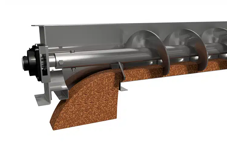 Bare Pipe Over Discharge Opening Allows Free-Flowing Bulk Materials to Discharge Easily