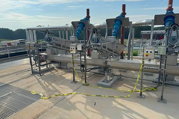 KWS Shaftless Screw Conveyor is Part of a Comprehensive Grit Removal System
