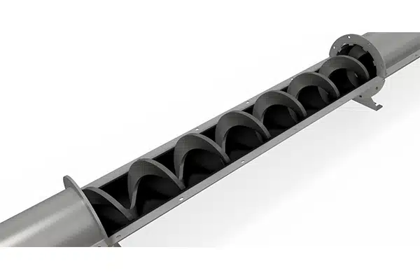 Material Build Up is Eliminated with Shaftless Spiral