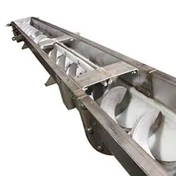 Shaftless Screw Conveyors for Conveying Shredded Wood at Huber Engineered Woods in Broken Bow, OK
