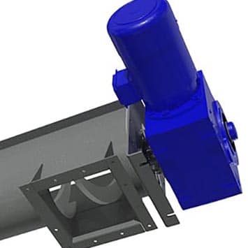 Shaftless Screw Conveyor for Conveying Wood Products at Georgia Pacific in Fordyce, AR - KWS Manufacturing