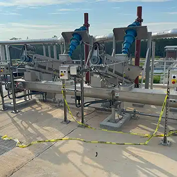 Shaftless Screw Conveyor for Walnut Creek Water  Reclamation Facility Expansion