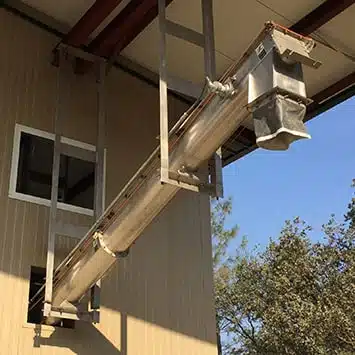Shaftless Screw Conveyor for Miners Ranch Water Treatment Plant in Oroville, CA