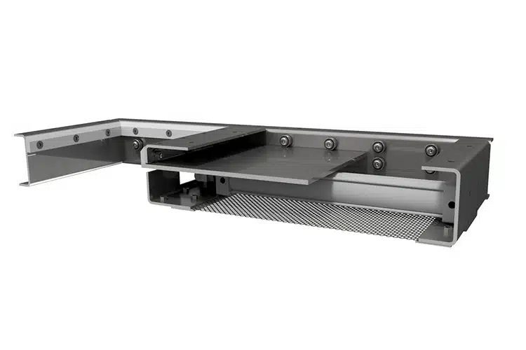 Pneumatic Cylinder Actuates Slide Plate from Front to Meet Space Restraints