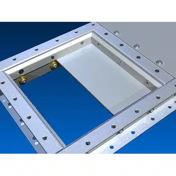 Manually Actuated Rack and Pinion Slide Gate