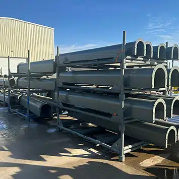 Stock Screw Conveyor Troughs for the Rendering Industry
