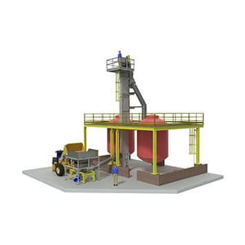 System for Conveying and Elevating Aluminum Trihydrate at GEO® Specialty Chemicals in Deer Park, TX - KWS Manufacturing