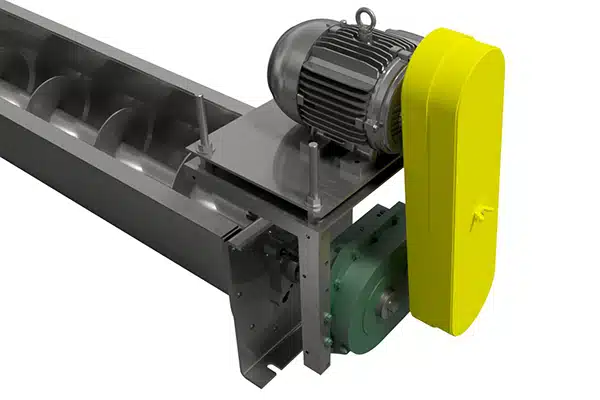 Screw Conveyors Commonly Use Dodge TAII Gear Reducers with a CEMA Adapter